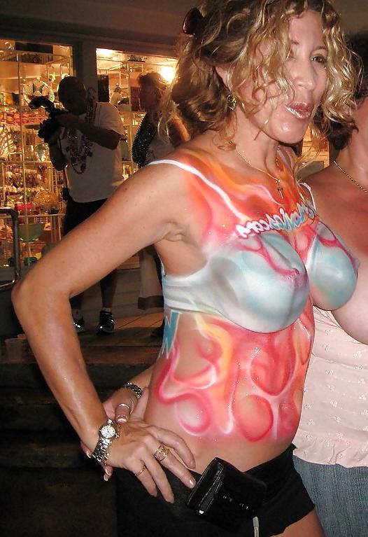 23P Amateur matures outside with their tits hanging out 2  