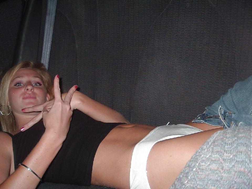 25P Amateur ladies wearing white panties.3
