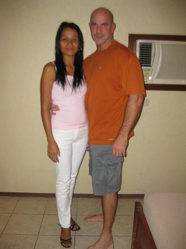 12P My wife getting unwrapped by  a total stranger.