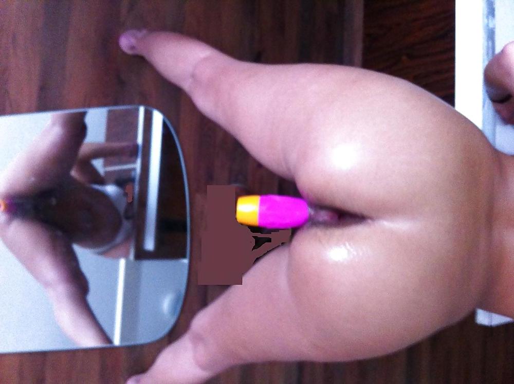 6P Anal and dildo in the mirror