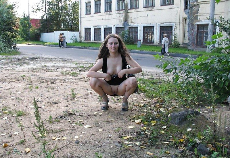 15P The Beauty of Amateur Russian Public Slut