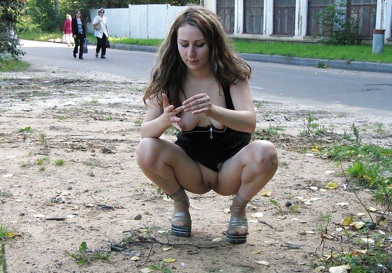 15P The Beauty of Amateur Russian Public Slut