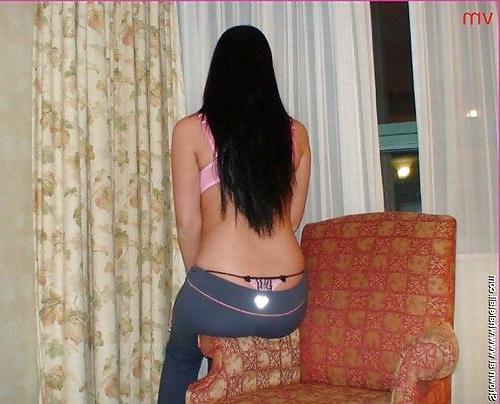 15P Amateur thong peeks, slips and ass. 