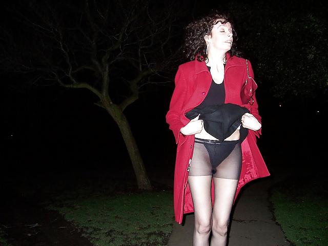 19P Amateur Upskirts in Black