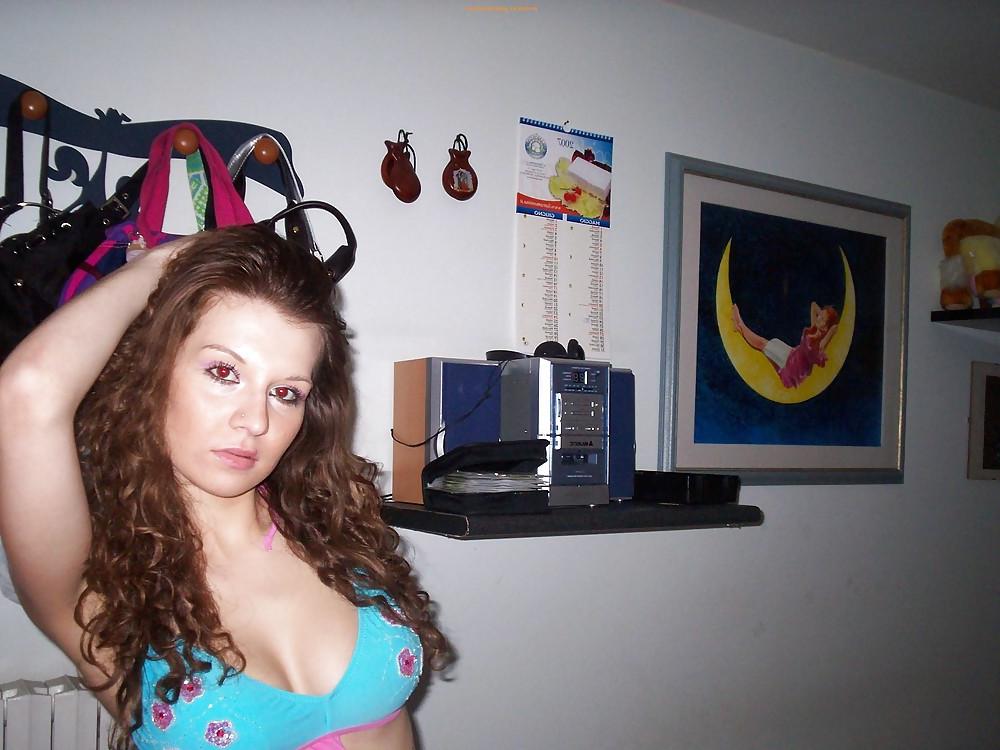 25P Real Amateur Set Girlfriend with curly hair