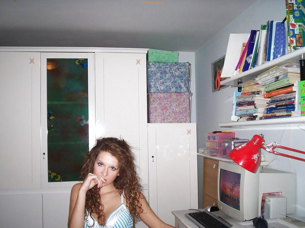 25P Real Amateur Set Girlfriend with curly hair