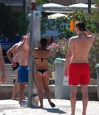15P Amateur Thong Bikini pic's ass and Tits.