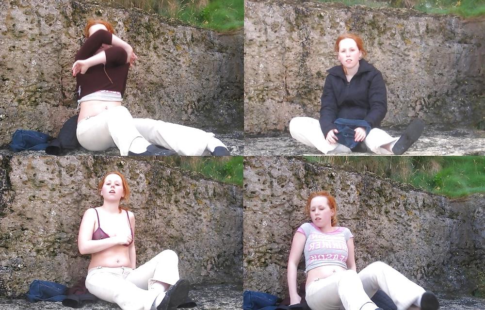 21P HOT 20 yo amateur french redhead