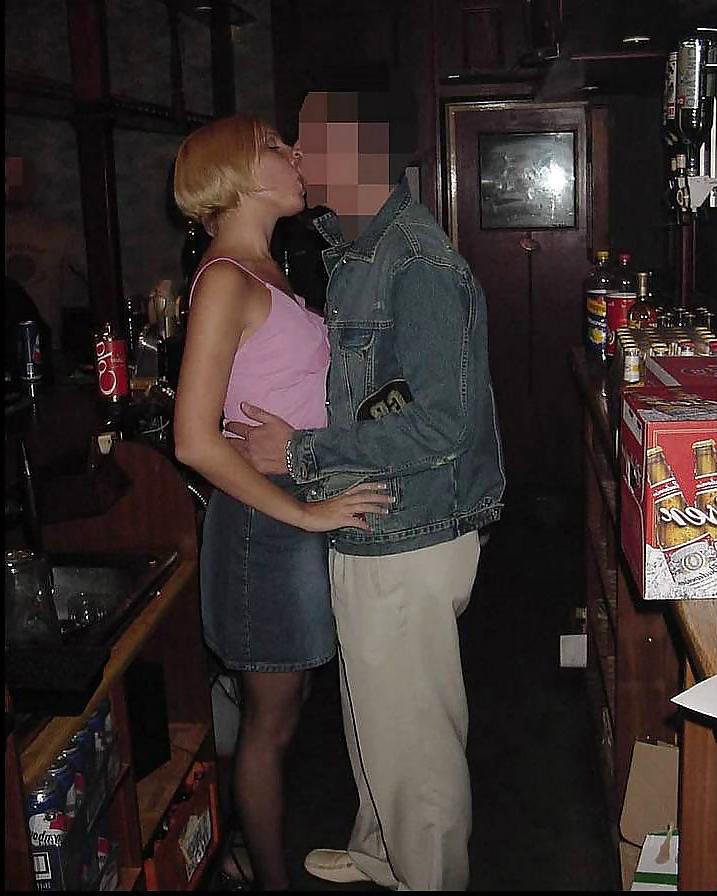 25P Amateur Bukakke MILF in Pub