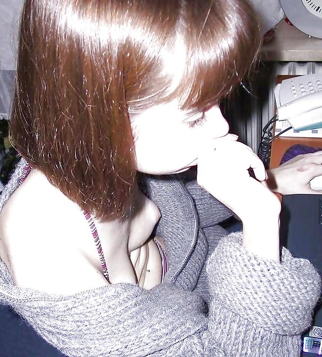 25P Downblouse Amateur - Nice Nip Show