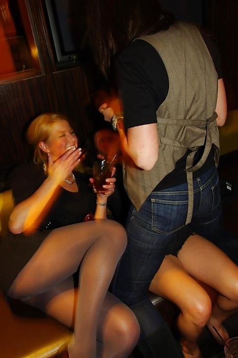 25P Amateur ladies in pantyhose-are you looking up my skirt? 4
