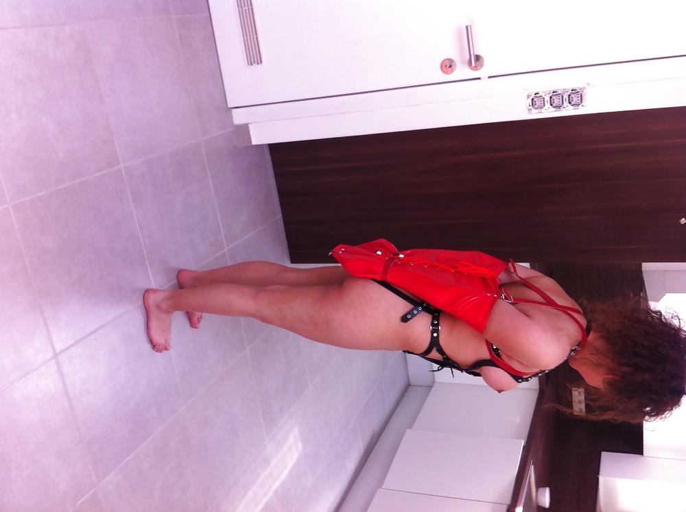 19P TOPBICHE full of anal toys, gaged, BDSM