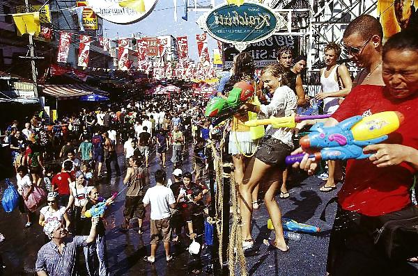 25P Amateur Self Shot Songkran Festival Thailand Funny Day
