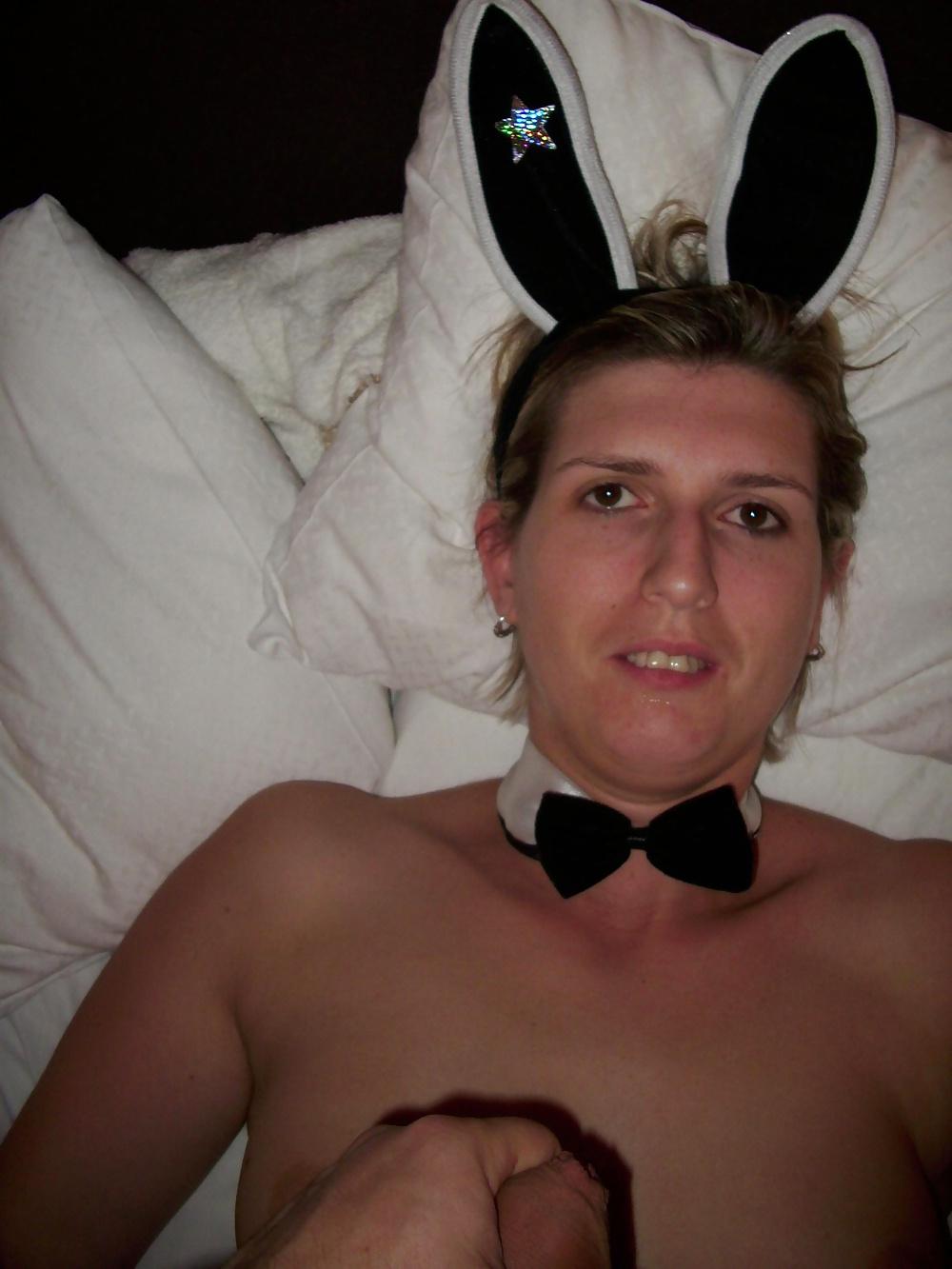 25P Aline french amateur in bunny suit like cum