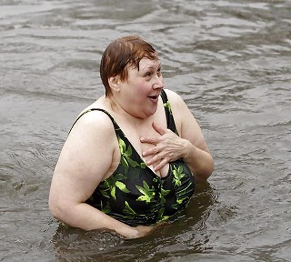 25P Russian Epiphany bathing! Amateur!