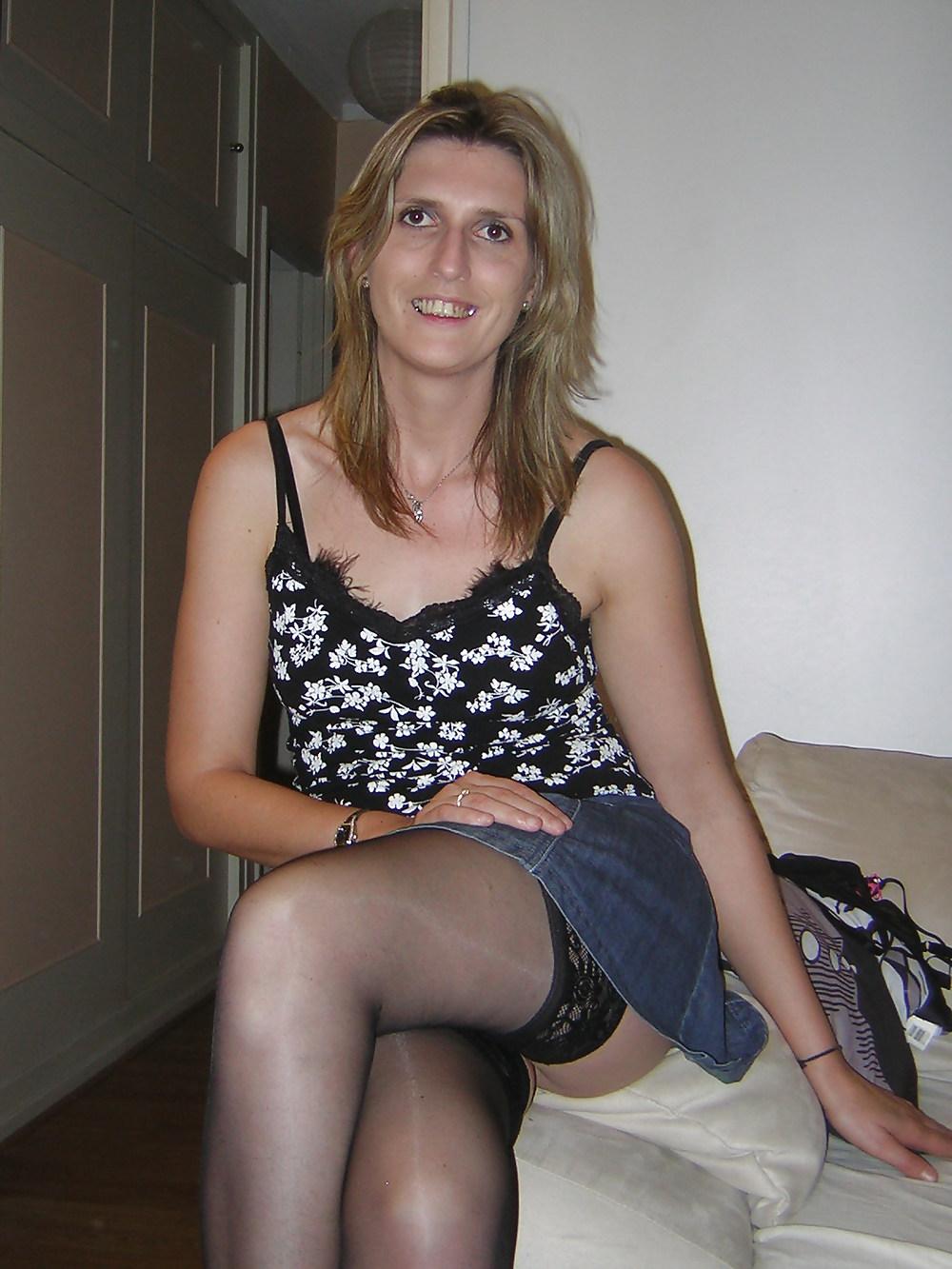 13P French amateur Aline in sexy clothing 1
