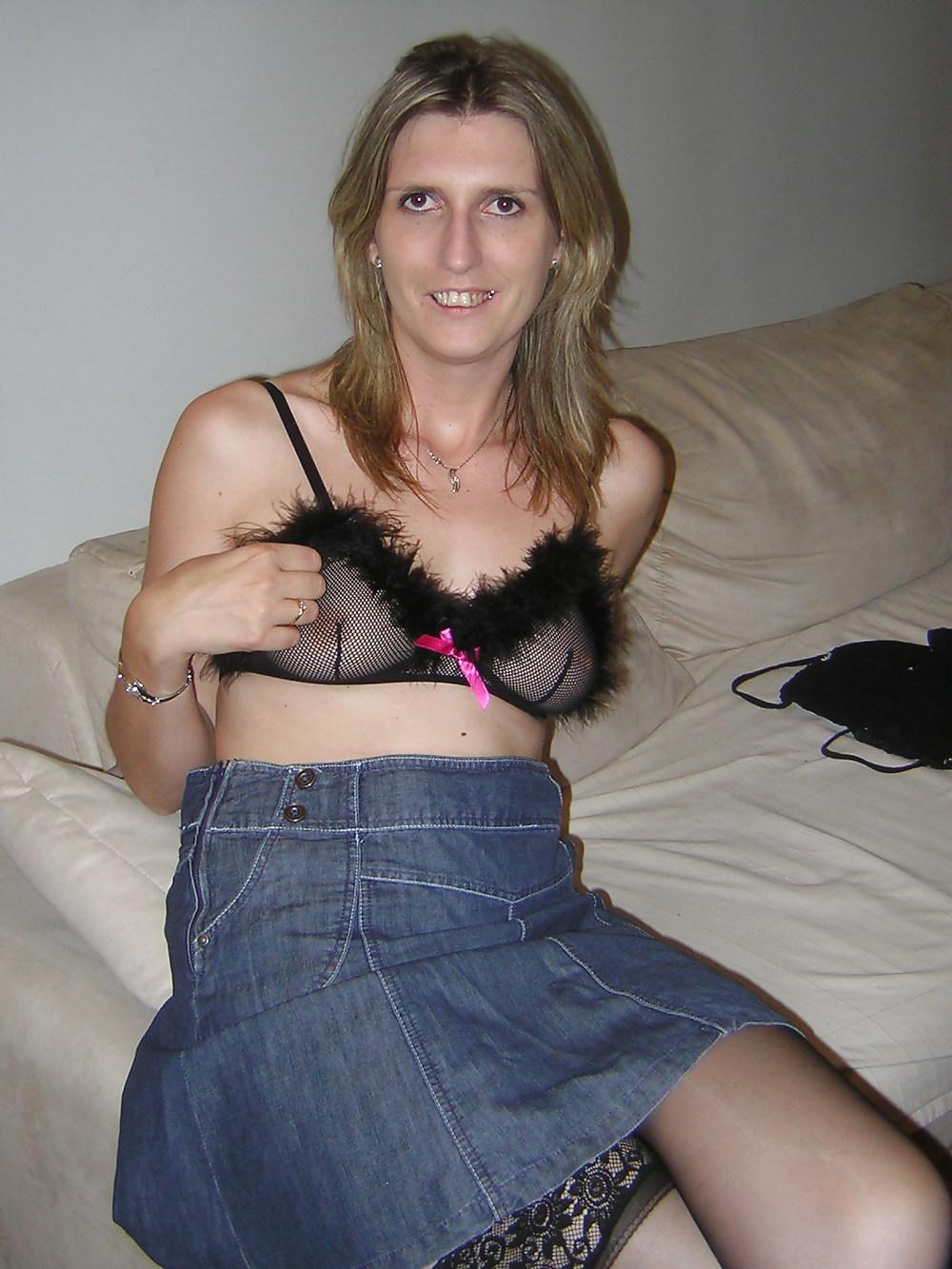 13P French amateur Aline in sexy clothing 1