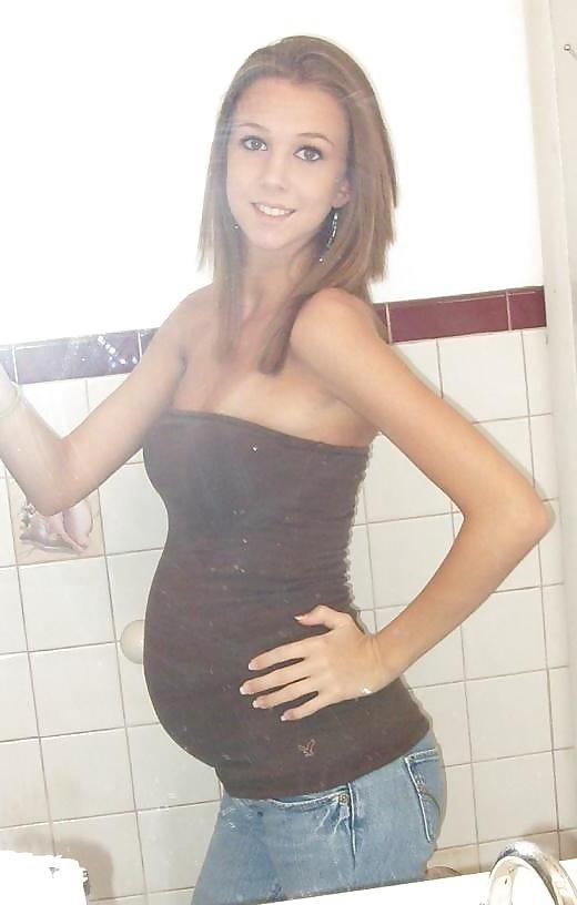 14P Amateur PREGNANT teen selfschor part 3