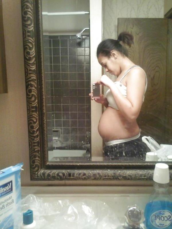 14P Amateur PREGNANT teen selfschor part 3