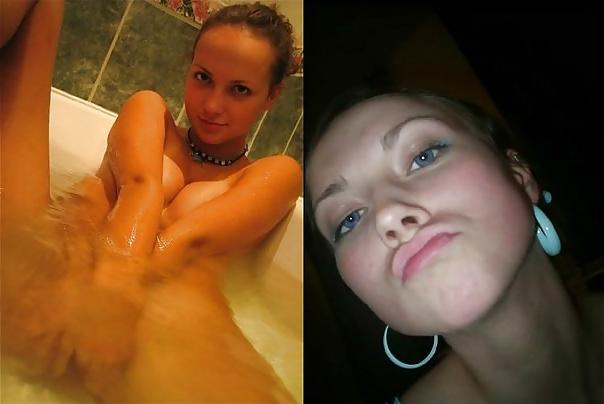 20P Real Amateur Teen Before and After