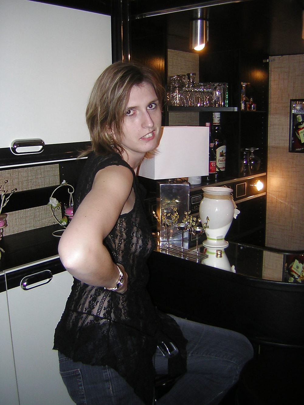 14P French amateur with sexy transparent lingerie