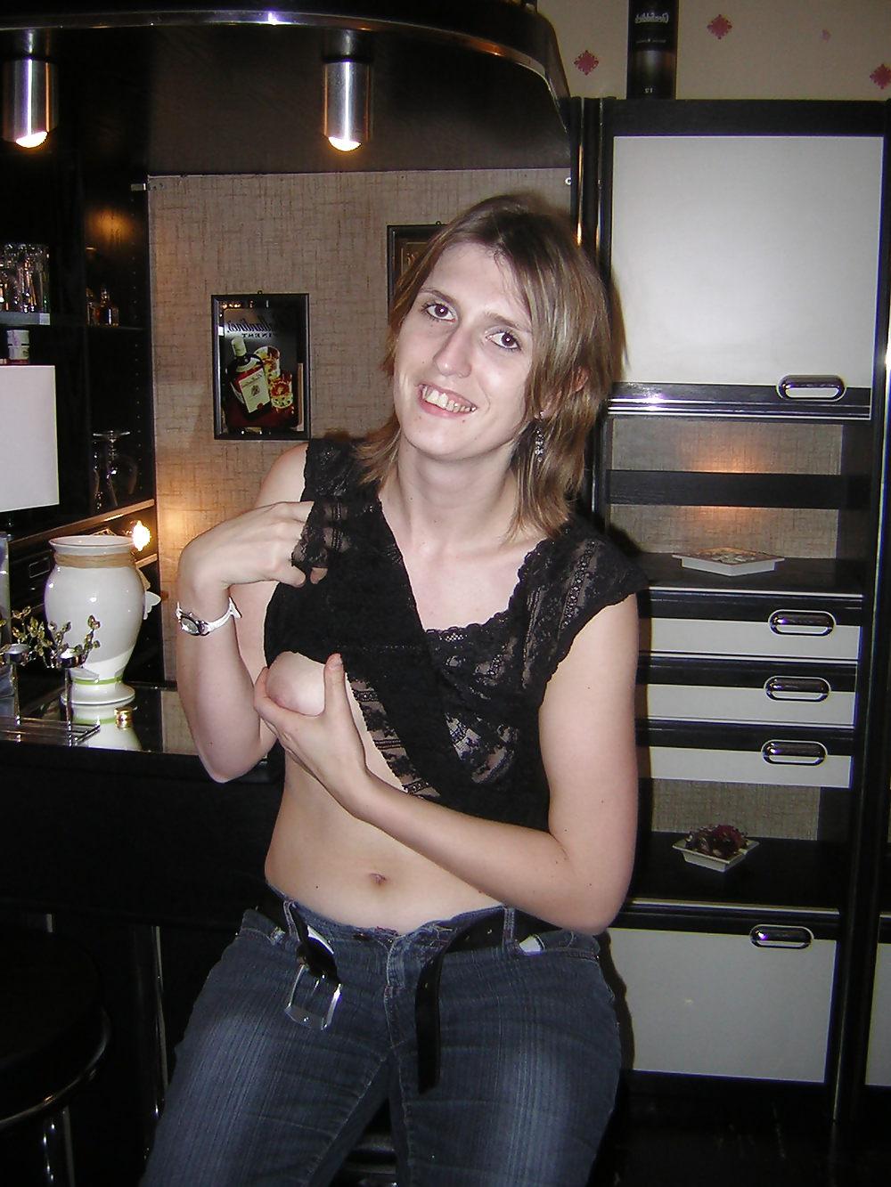 14P French amateur with sexy transparent lingerie