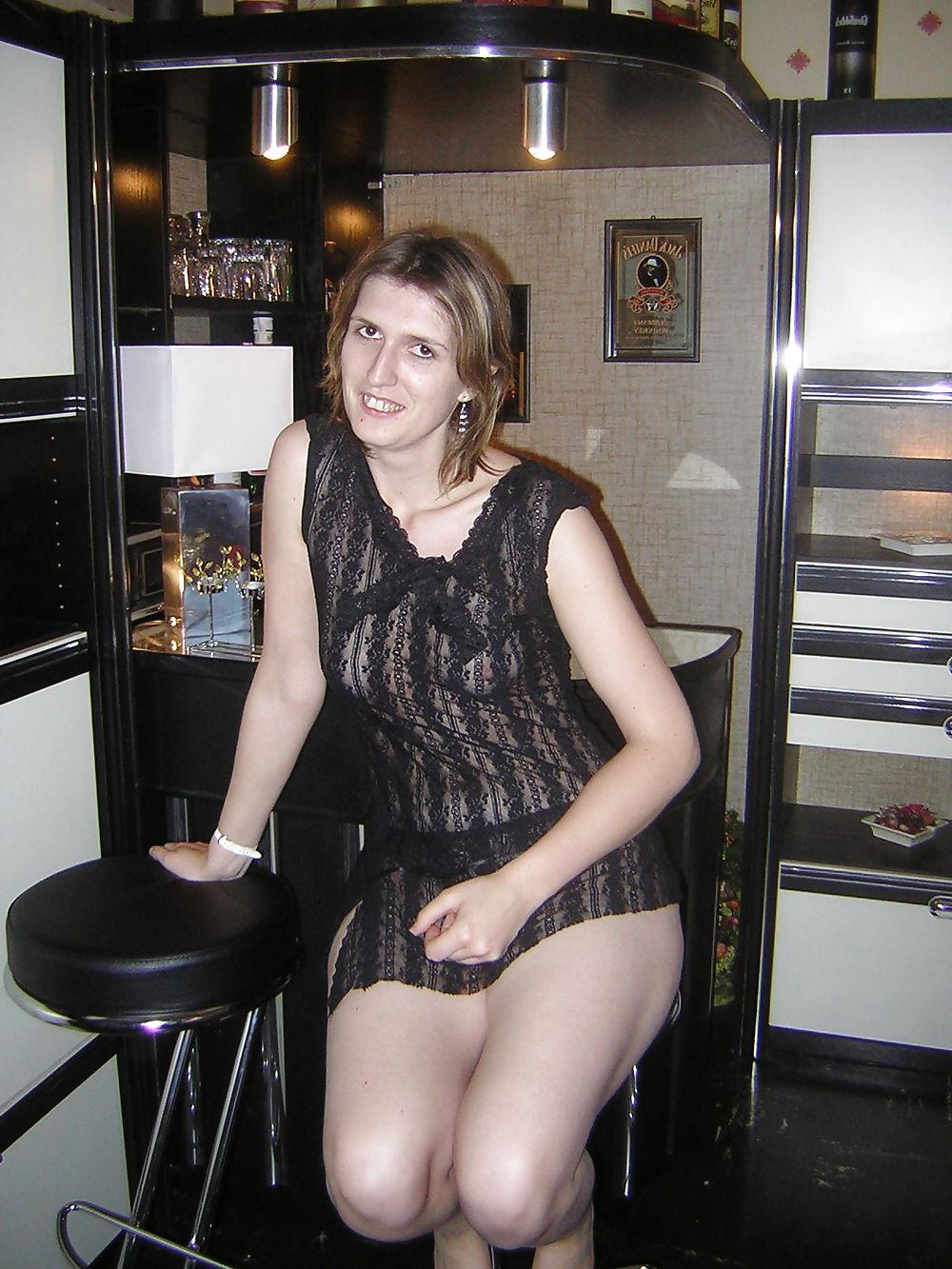 14P French amateur with sexy transparent lingerie