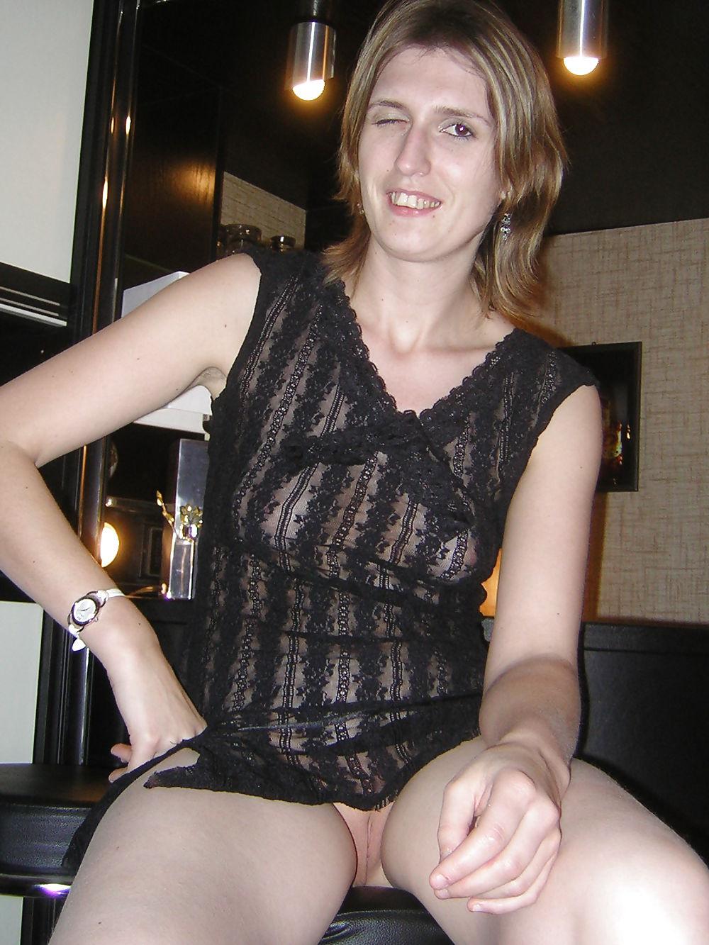 14P French amateur with sexy transparent lingerie