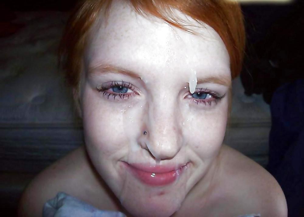 19P Amateur facials cum shots sperm