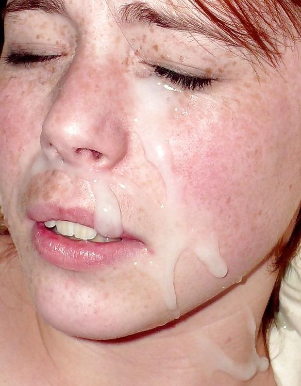 25P Huge titted amateur redhead sucks a fat cock
