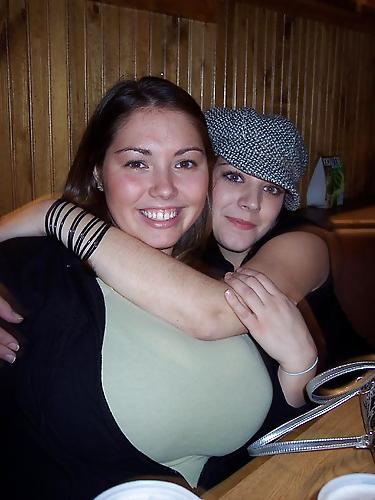 25P Huge Amateur Tits in Tight Tops