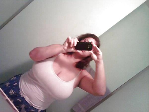 25P Huge Amateur Tits in Tight Tops