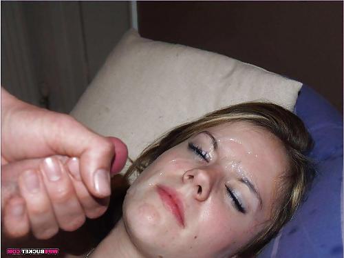 25P Unwanted Amateur Facial Cumshots
