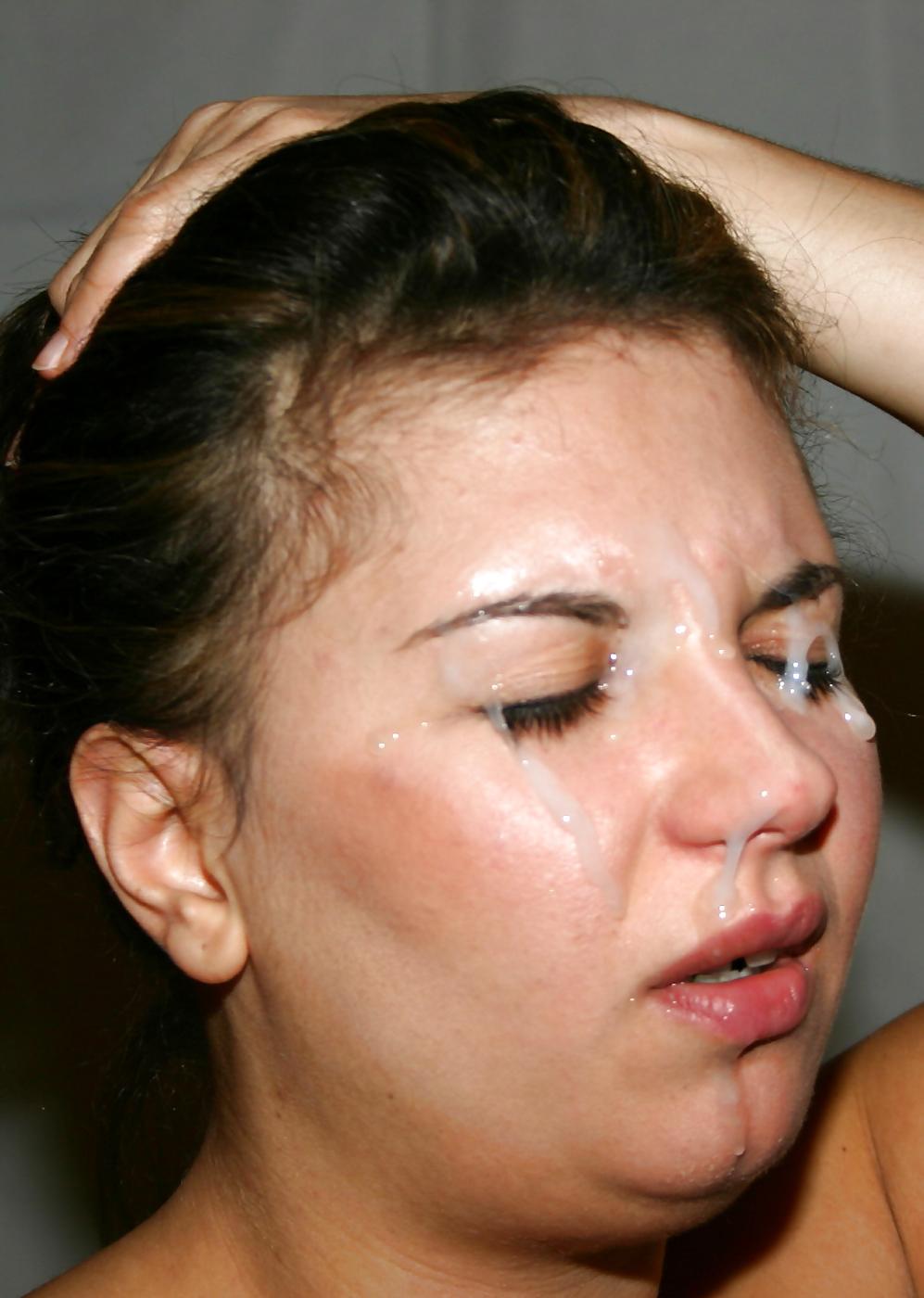 25P Unwanted Amateur Facial Cumshots