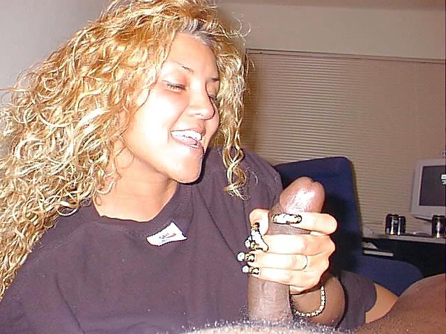 12P Amateur blond love black cock