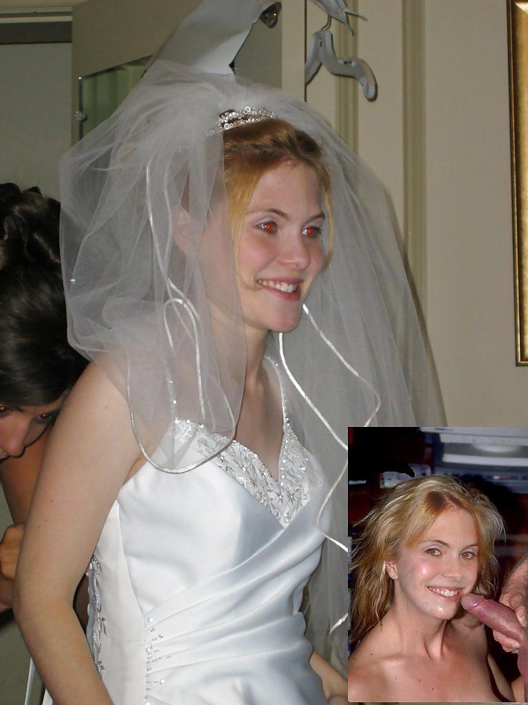 25P Real Amateur Brides Dressed Undressed 16