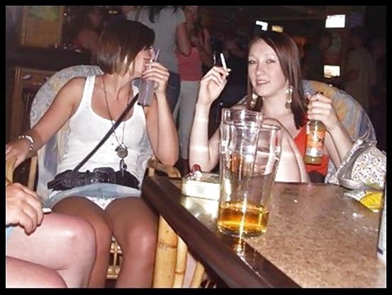 25P White panties 54:Amateur candid upskirt.