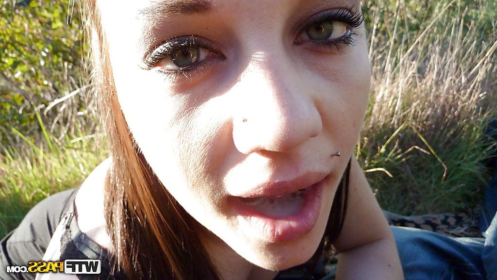 16P Jizz hungry amateur gives a blowjob and takes a cumshot into her sweet mouth