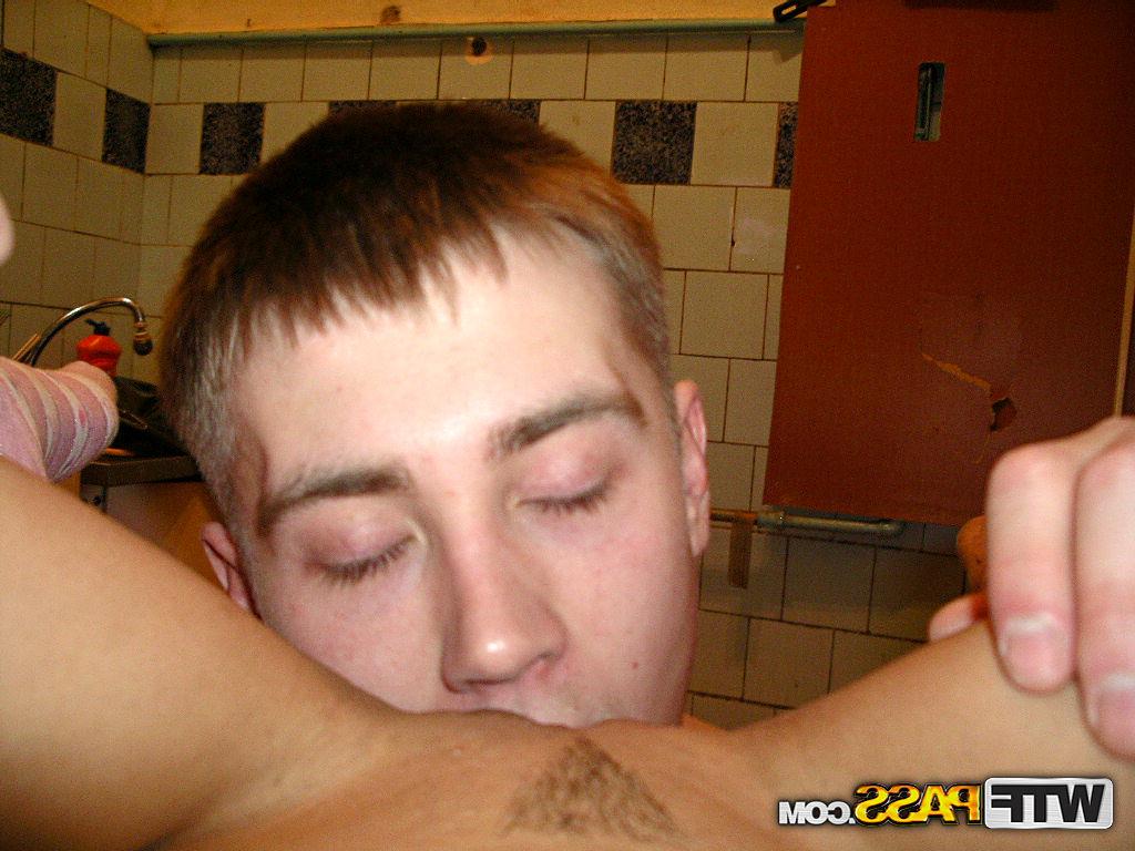 16P Smiley teenage amateur gives a blowjob with ball licking and gets nailed