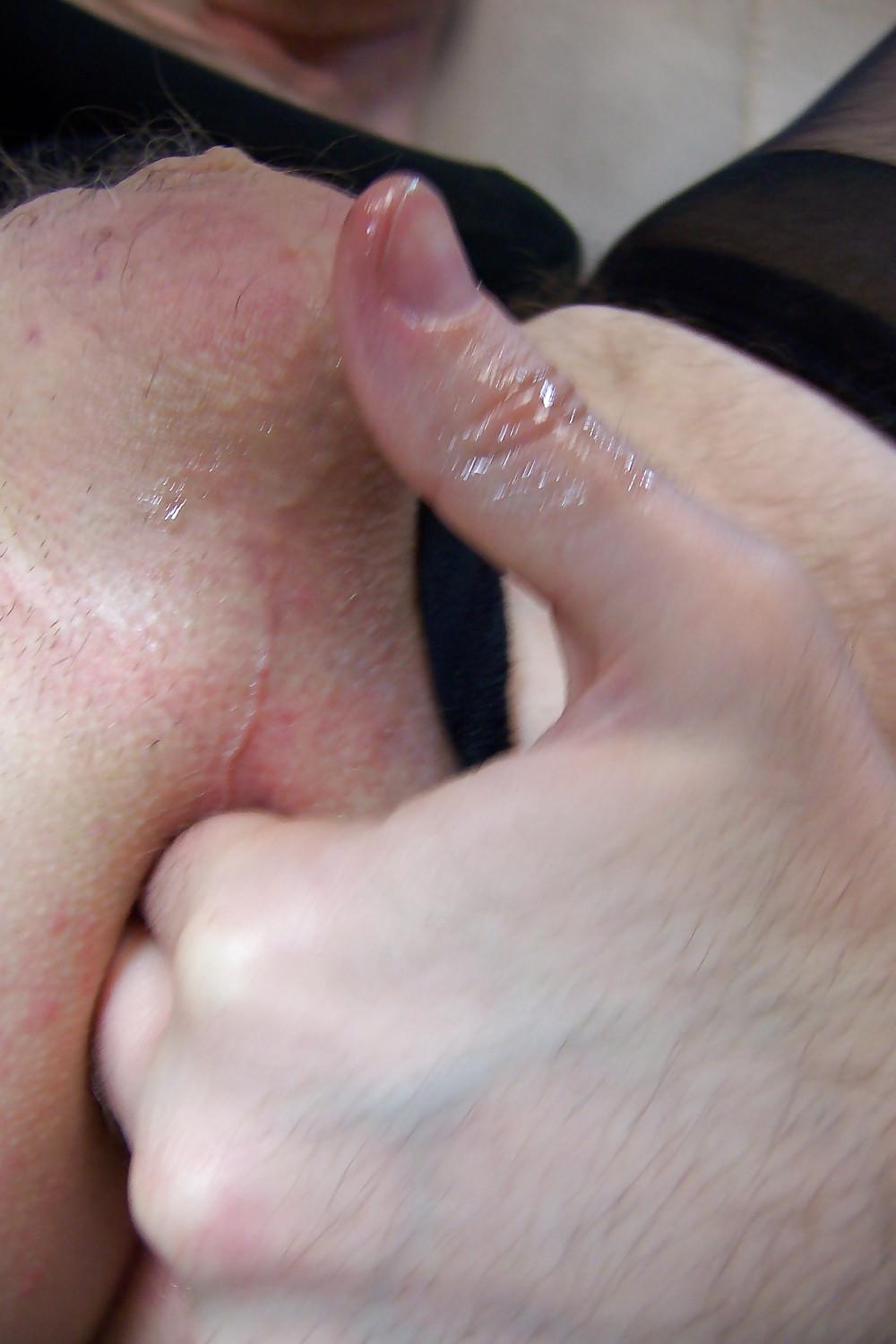 13P Anal slut: one, two, three, four fingers in shaved manhole