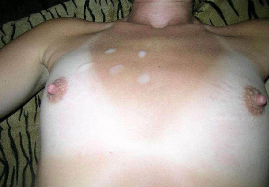 14P Pictures of slutty girlfriends covered in cum