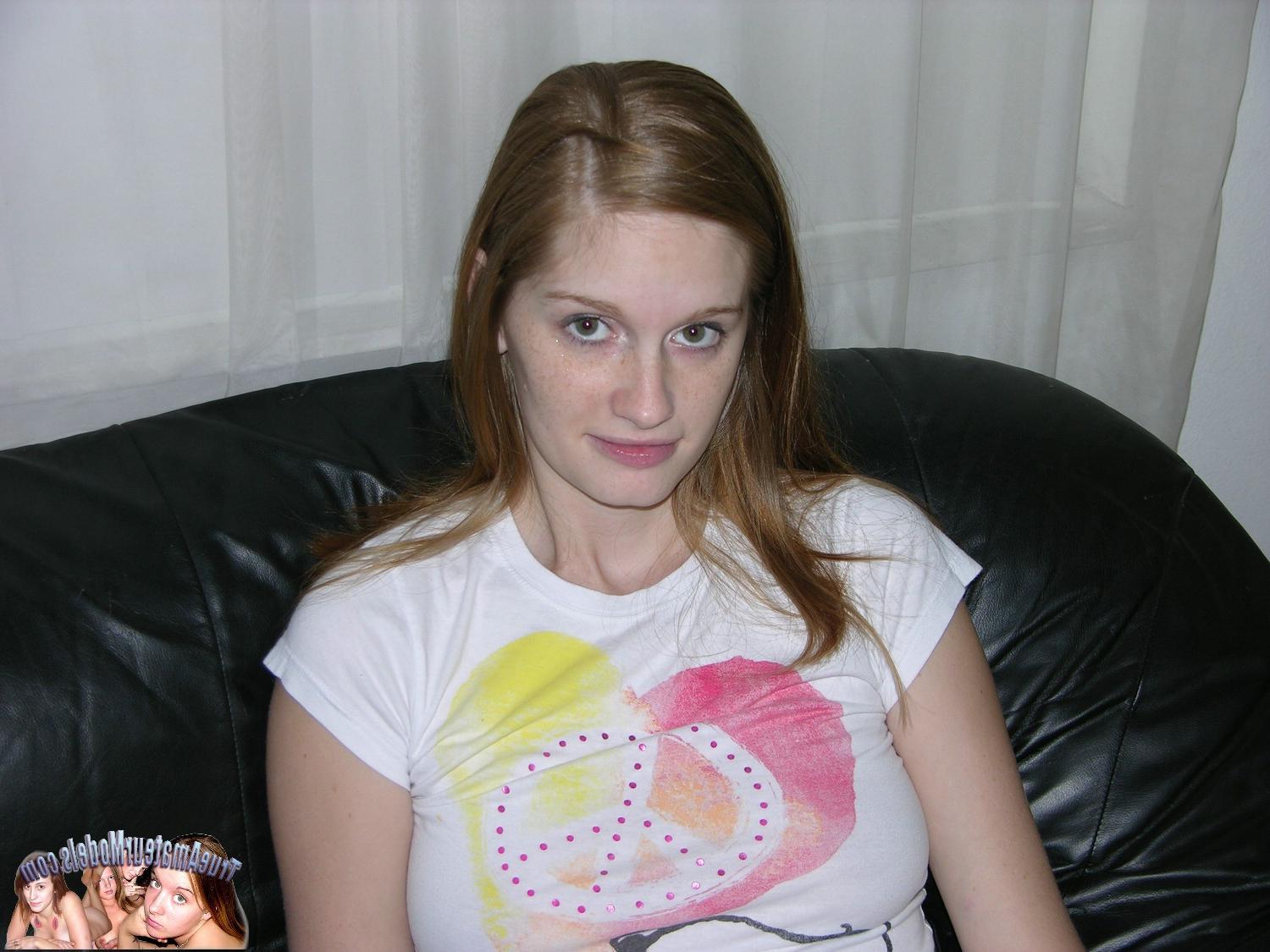10P Amateur Redhead Modeling Nude