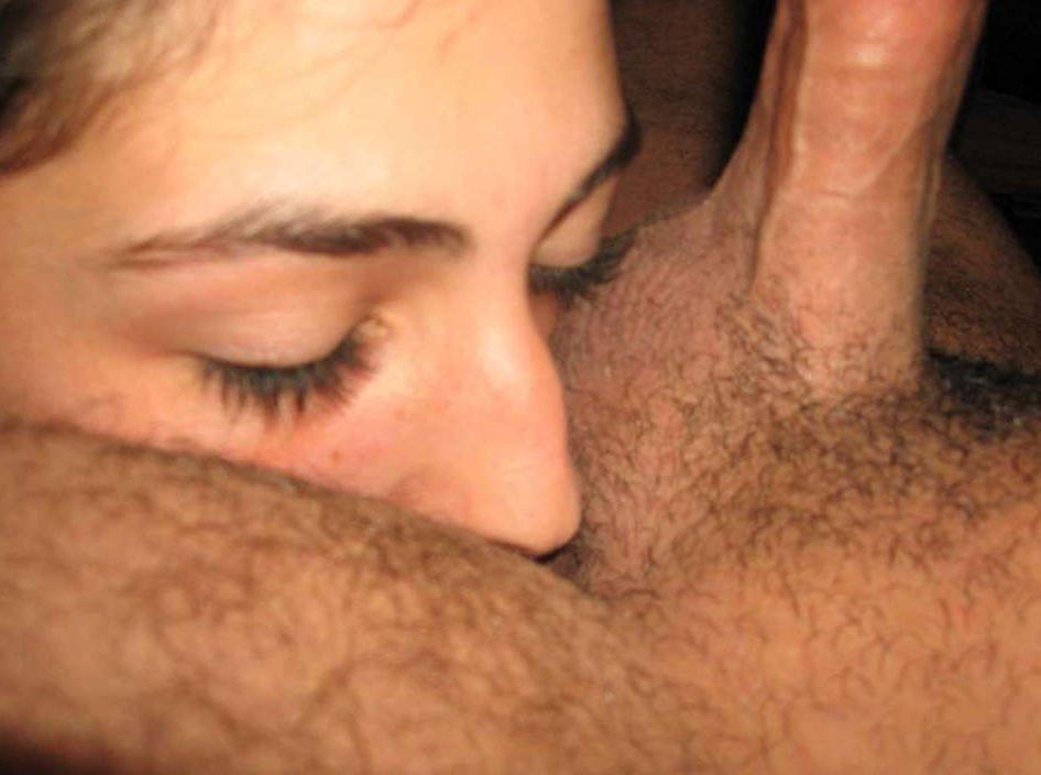 16P Nice photos of sexy and naughty KC giving a blowjob