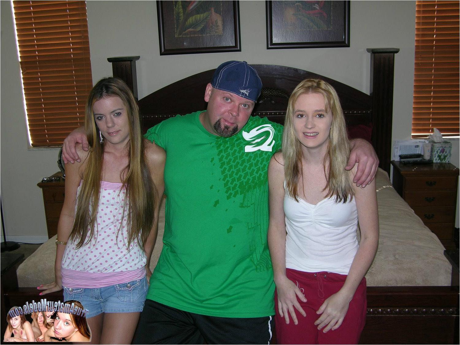 10P Group Sex Between Two Amateur Babes And Chubby Dude