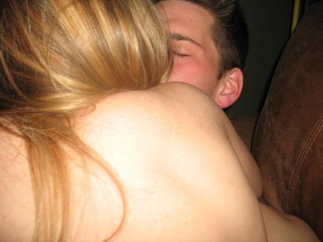 16P A sexy German blonde named Britt sucks off her boyfriend Kurt's big, fat dick in