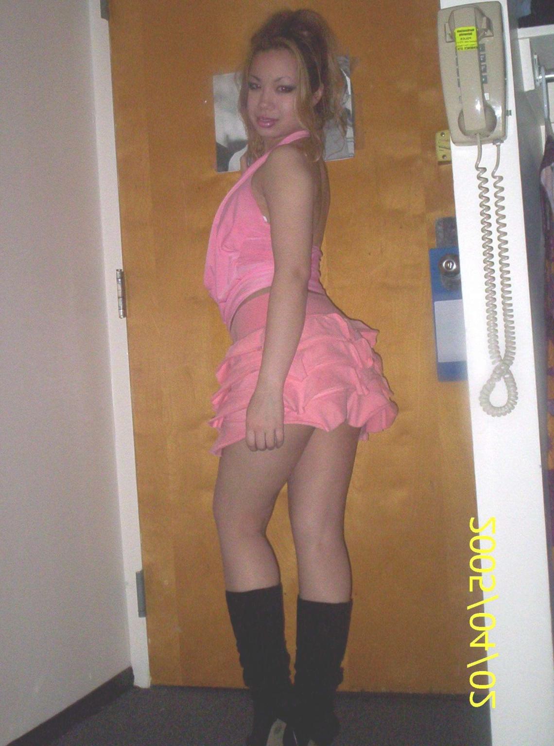 15P Hot Asian babe in various naughty poses and in a hardcore session sucking and fu