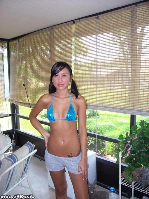 17P Slut asian with small boobs having oral sex and facial cum
