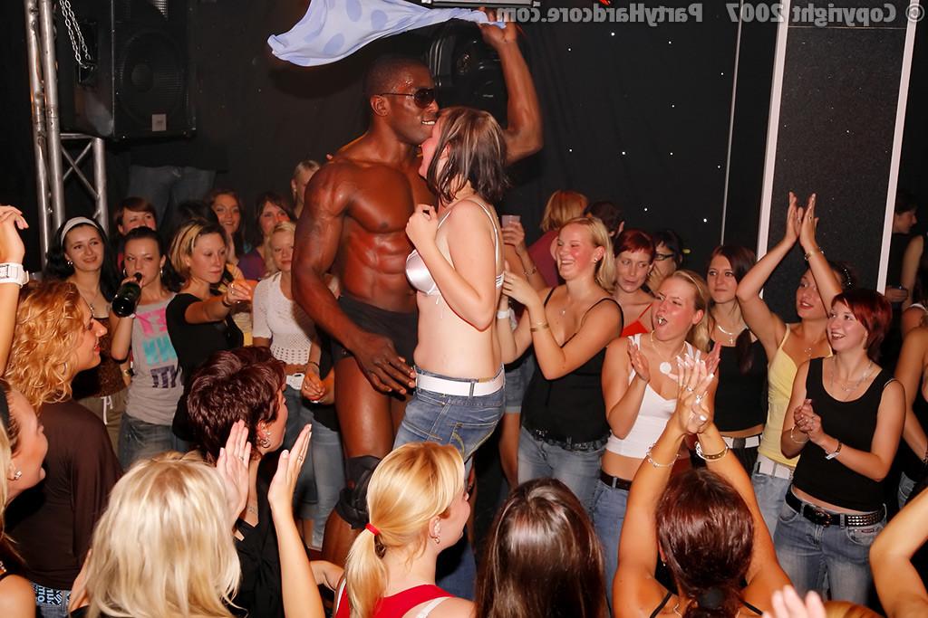 15P Hardcore babes party with interracial blowjobs