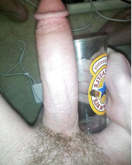16P Real amateur stud shows off his large white penis
