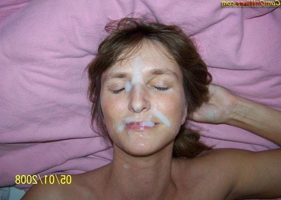 12P Amateur wives getting creamy jizz facials